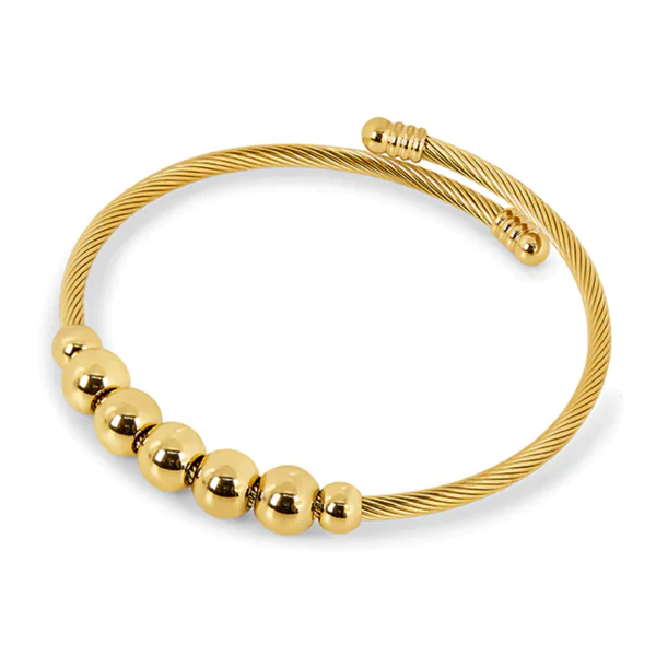 Bracelete7PedrasRegulavel_92be0f17-4df2-4ea0-95cc-b83d30090b0f.webp Bracelete 7 Pedras Regulável Banhado em Ouro 18k - Imagem 1
