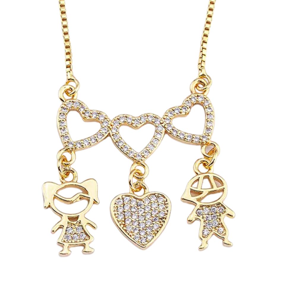 Design-sem-nome-3-1.jpg Colar Pingente Menino e Menina Banhado em Ouro 18k - Imagem 1