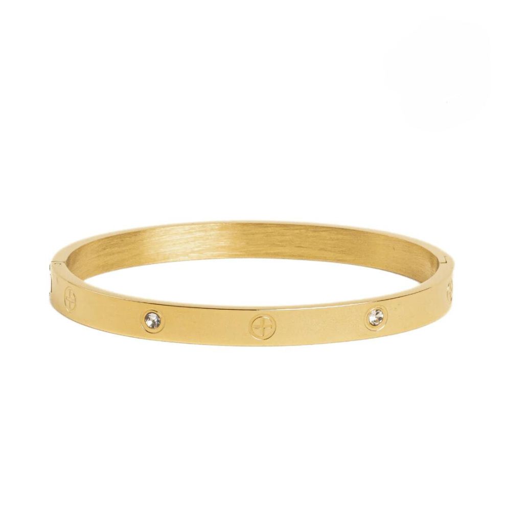 Design-sem-nome-33.jpg Bracelete de Pedras Encanto Banhado em Ouro 18k - Imagem 1