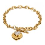 Pulseira de Elos Amichie Banhada em Ouro 18k