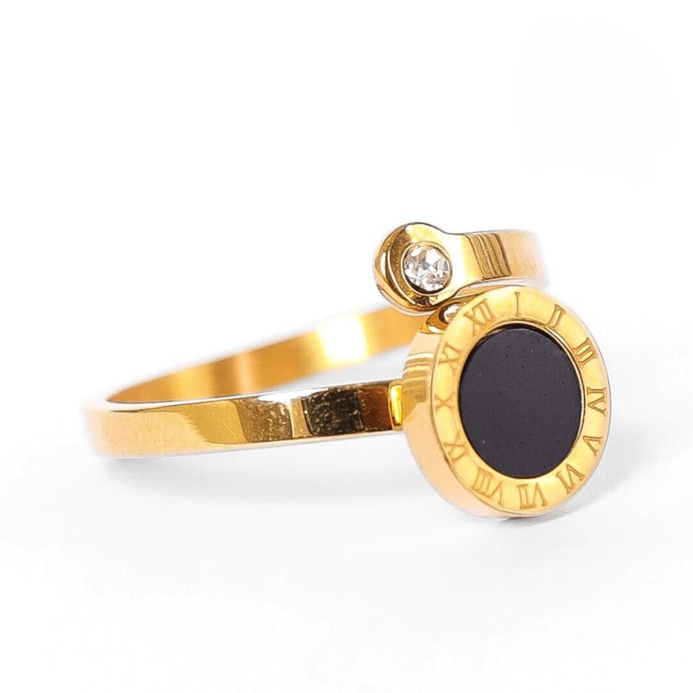 Design-sem-nome-53.jpg Anel de Ponta Ônix Regulável Banhado em Ouro 18k - Imagem 1