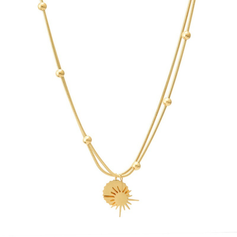 H789c204feb8745b9b99408c863d69387K-1.png Colar duplo Sol Banhado em Ouro 18k - Imagem 1
