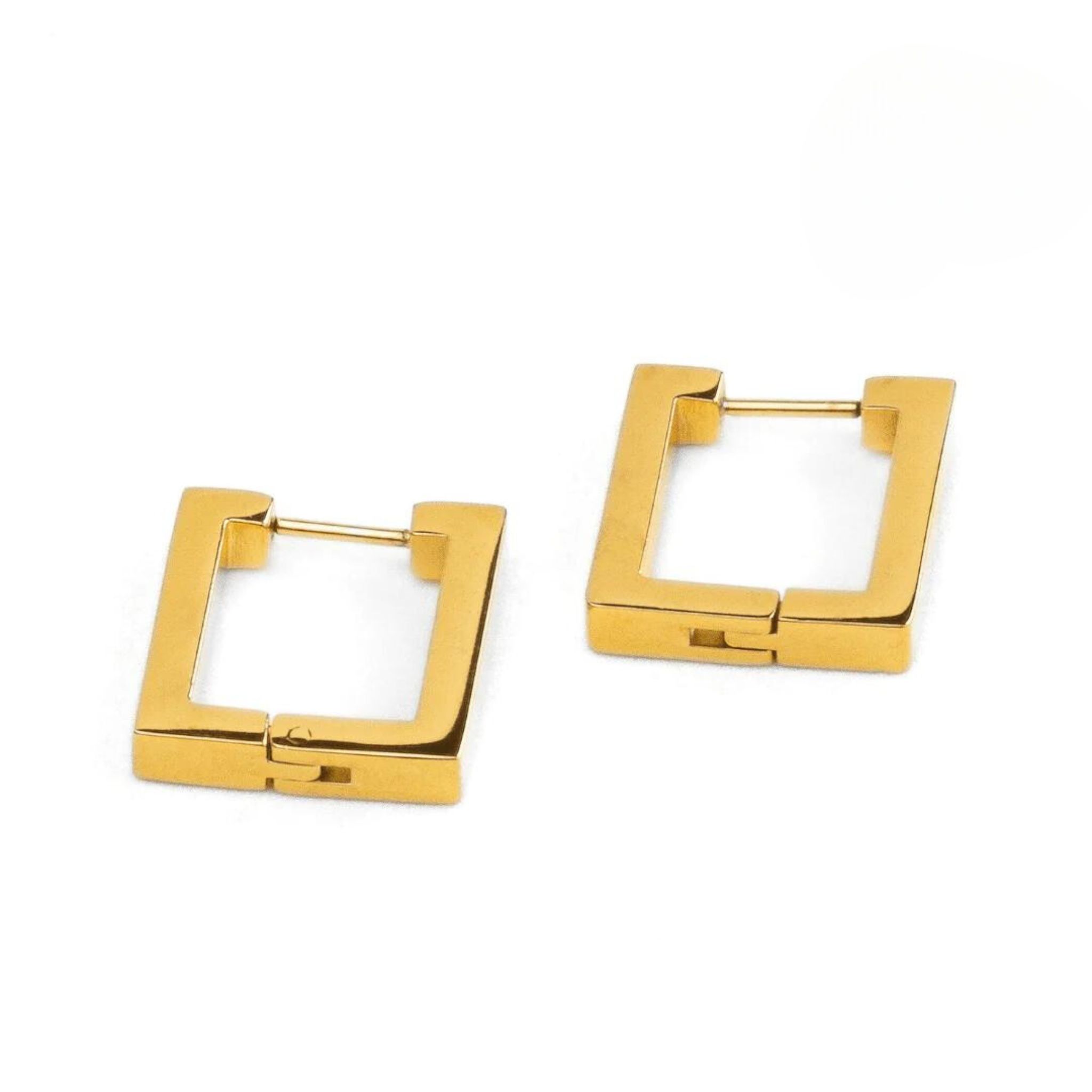 Design sem nome (65) Brincos Retangular Trina Banhado em Ouro 18k - Imagem 1