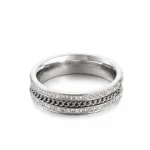 Anel Encanto com Pedras Brilhantes Banhado em Ouro 18k - Imagem 3