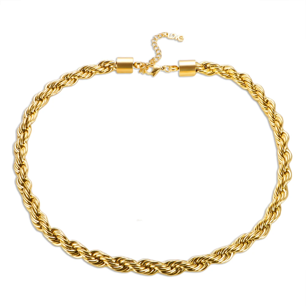 Sd1d4b01d55f54e77b0b83183fd0769fdu Colar Cordão Baiano 8mm Banhado em Ouro 18k - Imagem 1