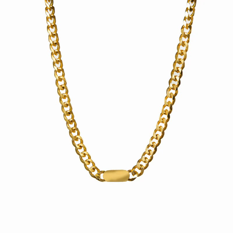 02_0b3cd8f8-331b-44c8-b57a-2b1b6d5797d9_800x Colar Corrente Avalon Banhado em Ouro 18k - Imagem 1