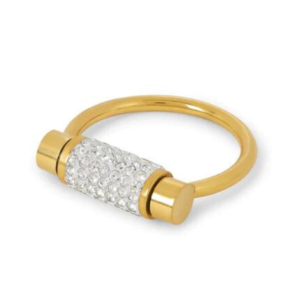 Anel Filipa Banhado em Ouro 18k