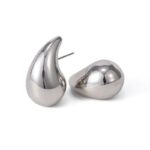 Brinco Gota Chunky Banhado em Ouro 18k - Imagem 5