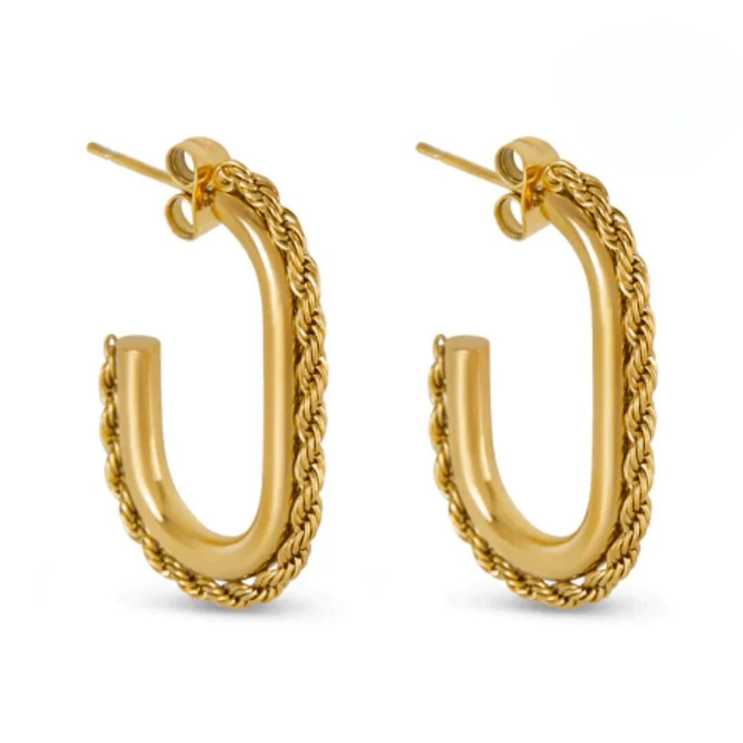 xr:d:DAF5ChGiLm0:192,j:429392442069894009,t:24041122 Brincos Californiano Banhado em Ouro 18k - Imagem 1