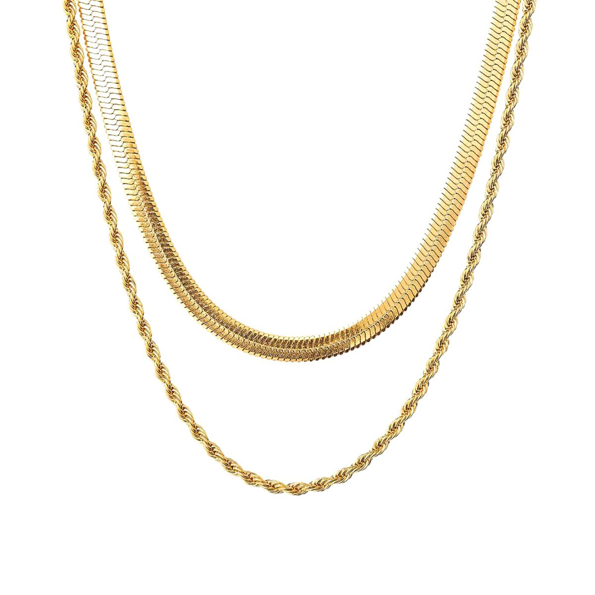 WhatsApp Image 2024-06-11 at 16.05.04 Colar Duplo Realeza Banhado em Ouro 18k - Imagem 1