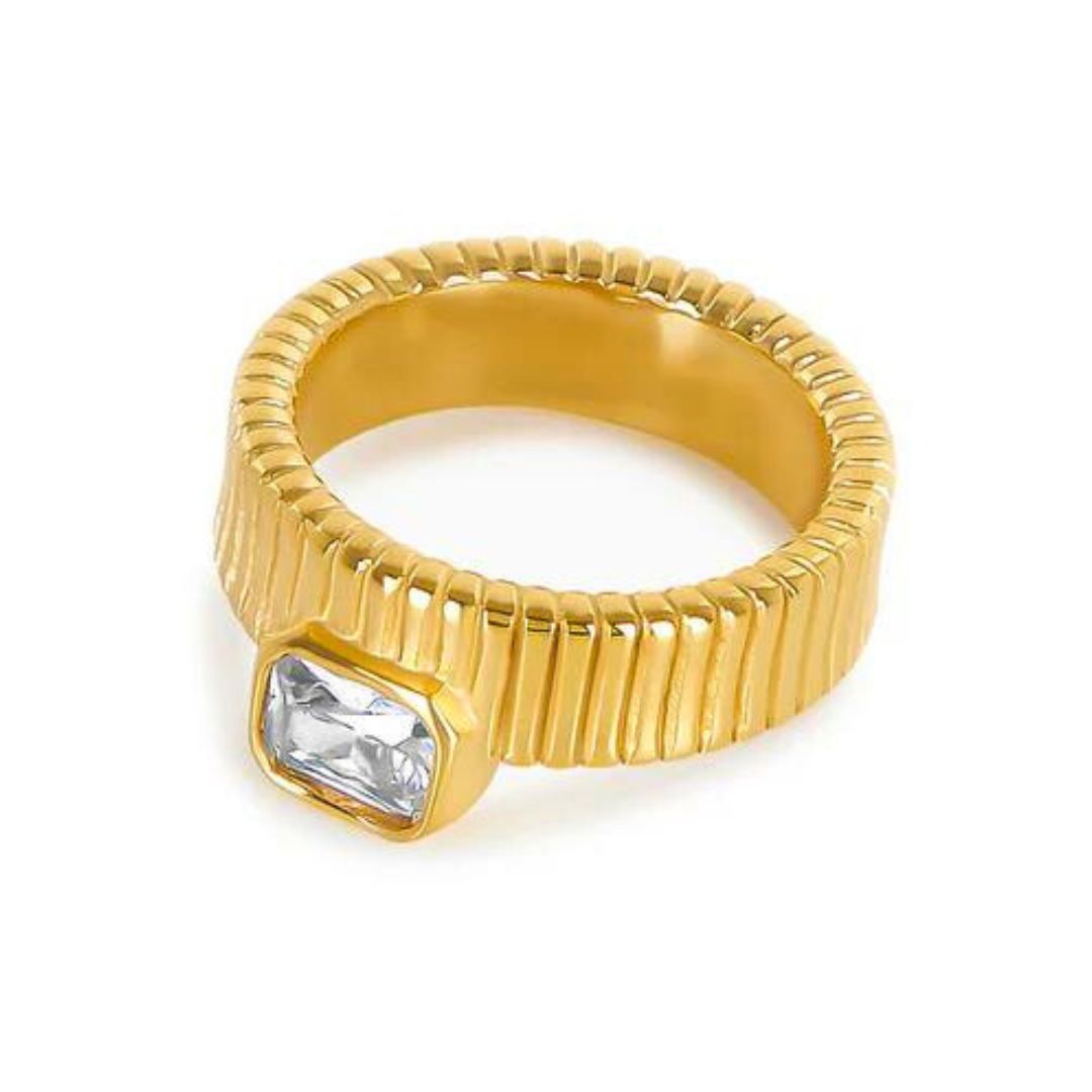 Design sem nome (78) Anel Capri Banhado em Ouro 18k - Imagem 1
