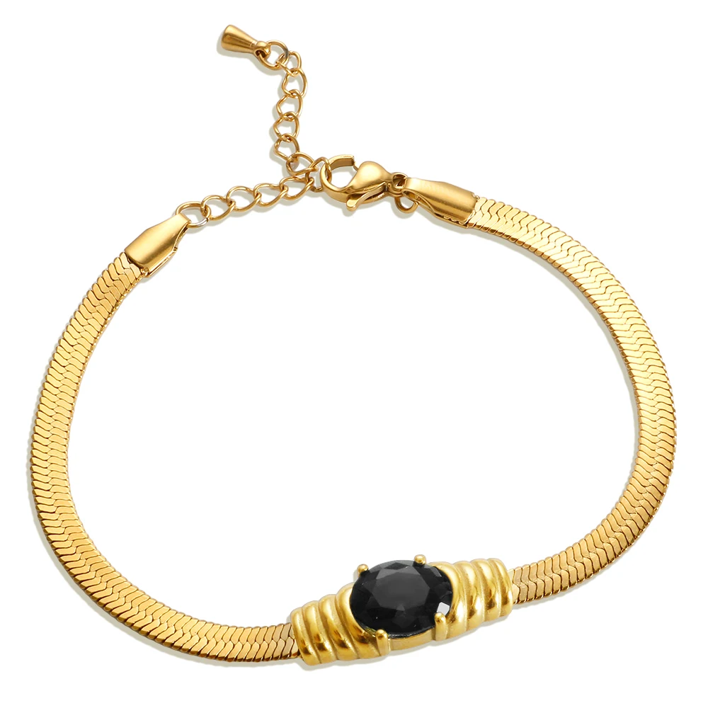 S5422af1bd2074648808eda97d423fd26Y.webp Pulseira de Malha Eclipse Banhada em Ouro 18k - Imagem 1
