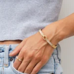 Bracelete Giorgia Banhado em Ouro 18k - Imagem 2