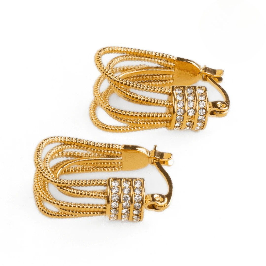 Design sem nome (60) Brincos Glow Banhado em Ouro 18k - Imagem 1