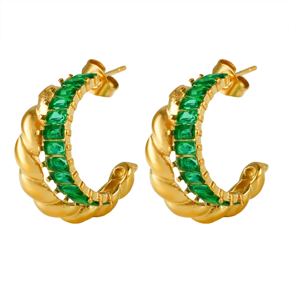 S4525a521709f4a7da7e2d4e75eb9364ft-4.webp Brinco Esmeralda Imperial Banhado em Ouro 18k - Imagem 1
