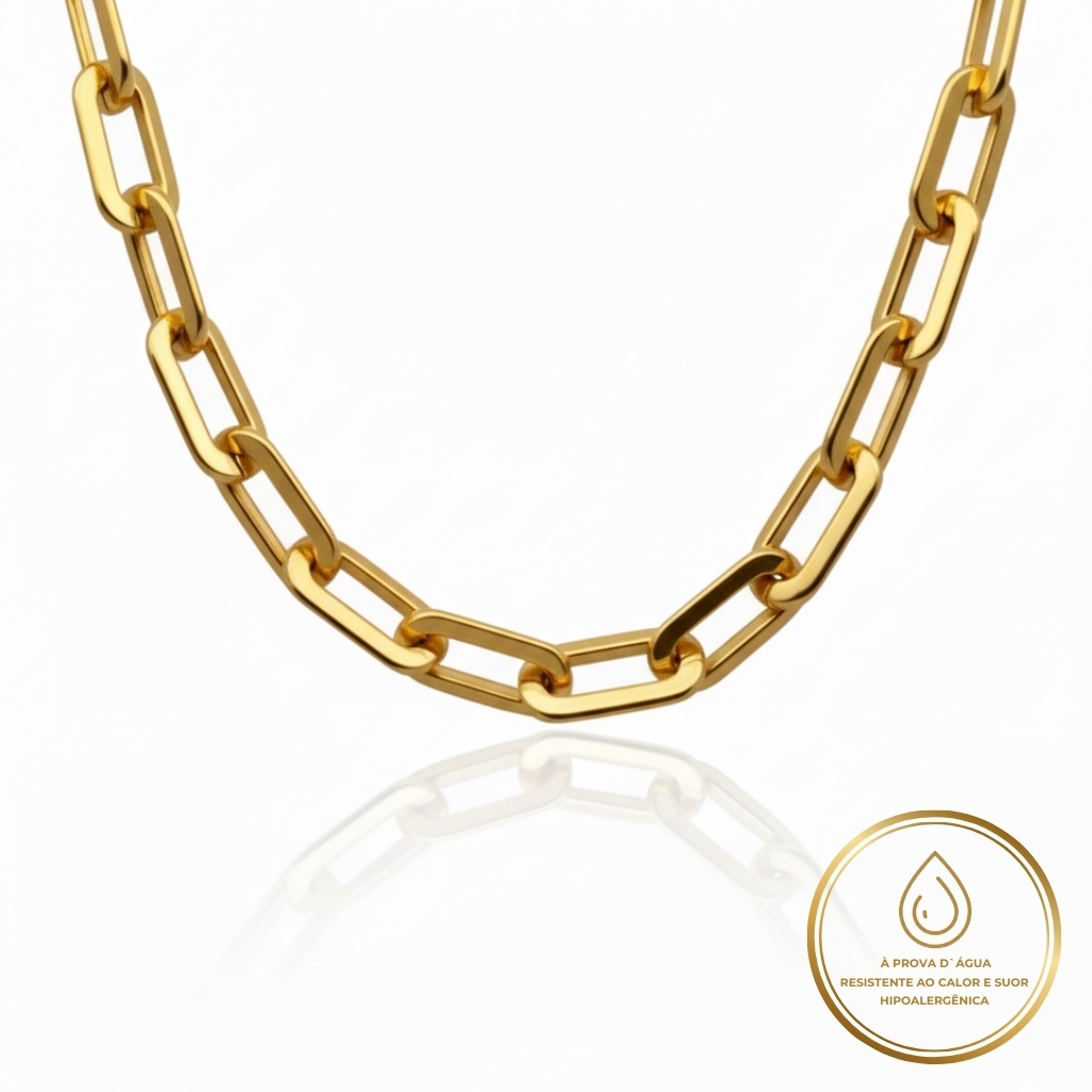 Design sem nome – 2025-09-24T195925.660 Colar Fortuna Banhado em Ouro 18k - Imagem 1